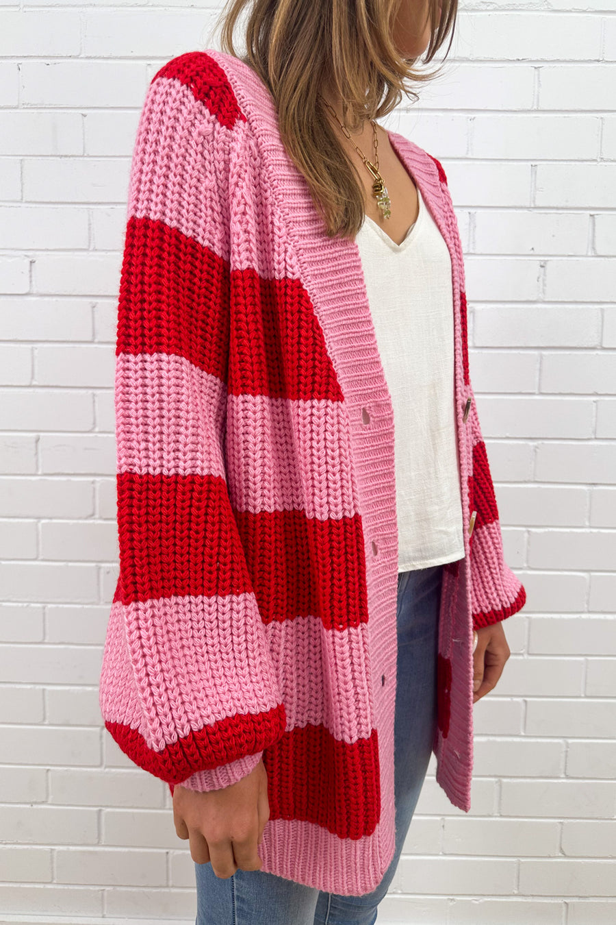 Pink Red Stripe