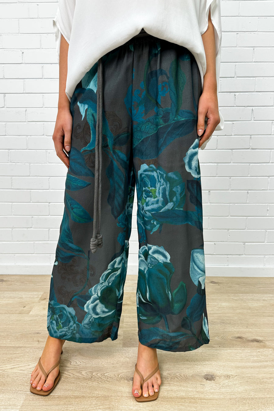 Teal Print