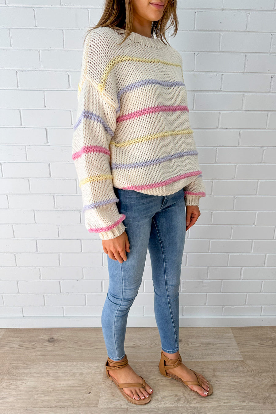 Cream Stripe