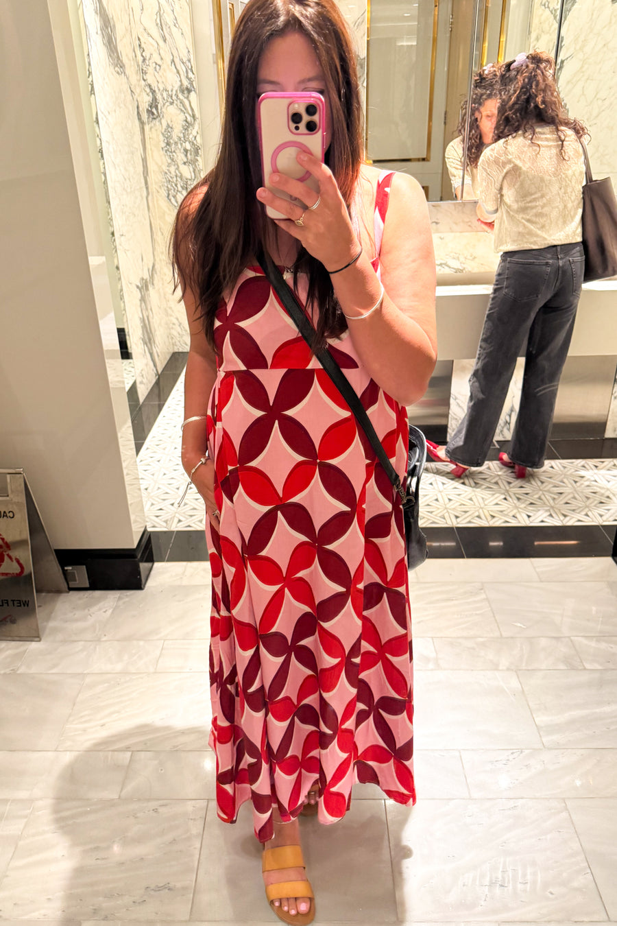 Pink Red Print