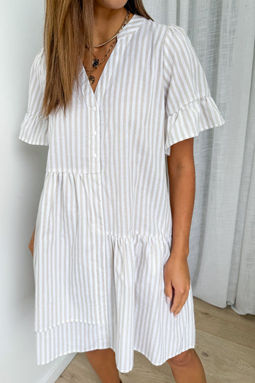 Beige White Stripe: kym