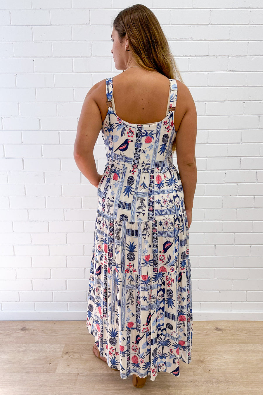 Blue Multi Print