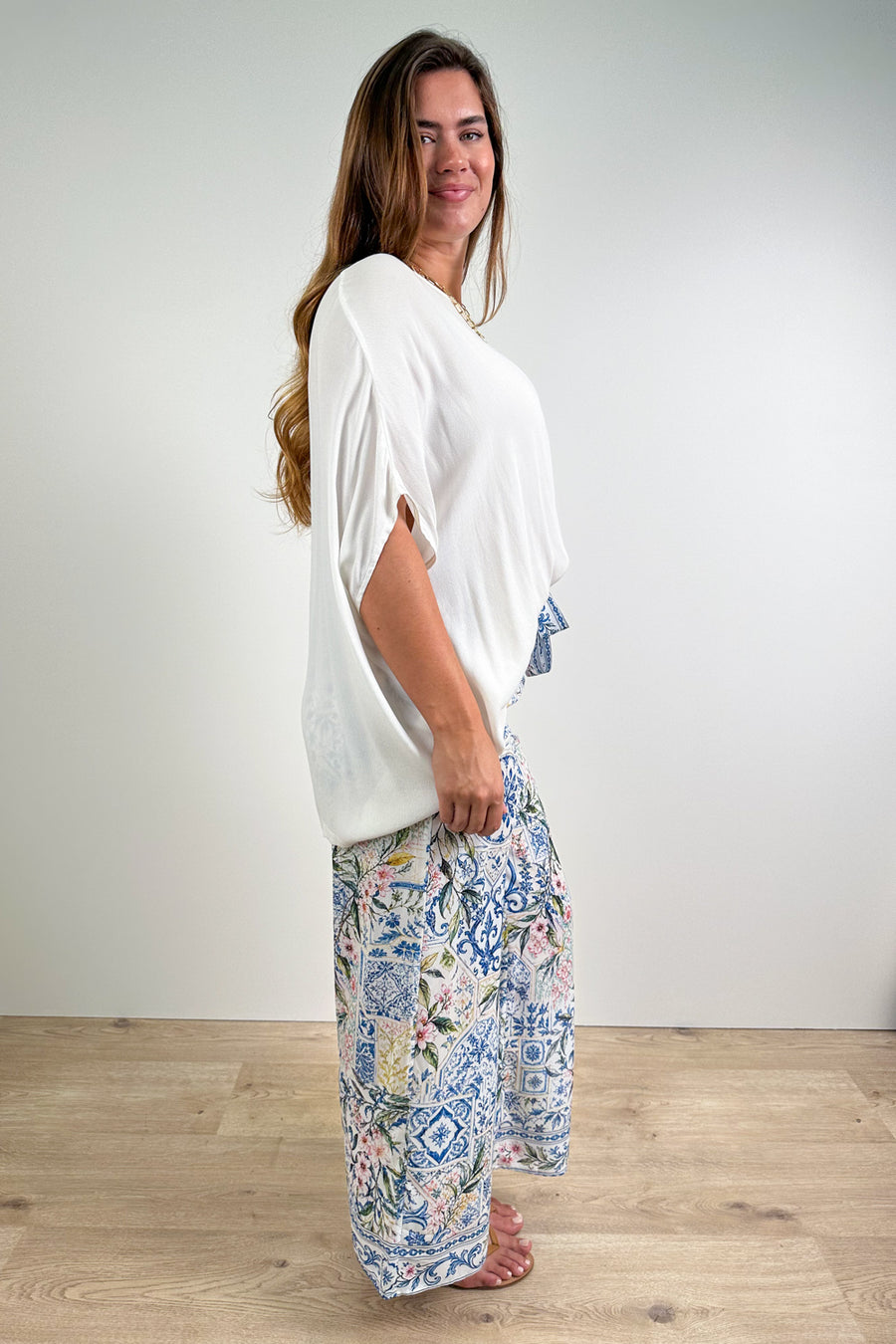 Floral Tile Print