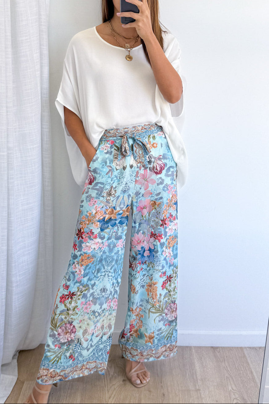 Blue Multi Floral