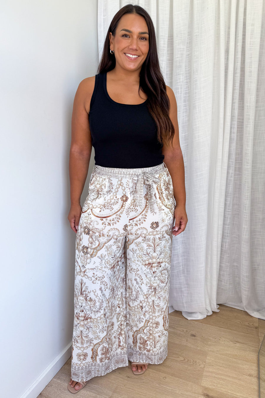 Cream Vintage Floral