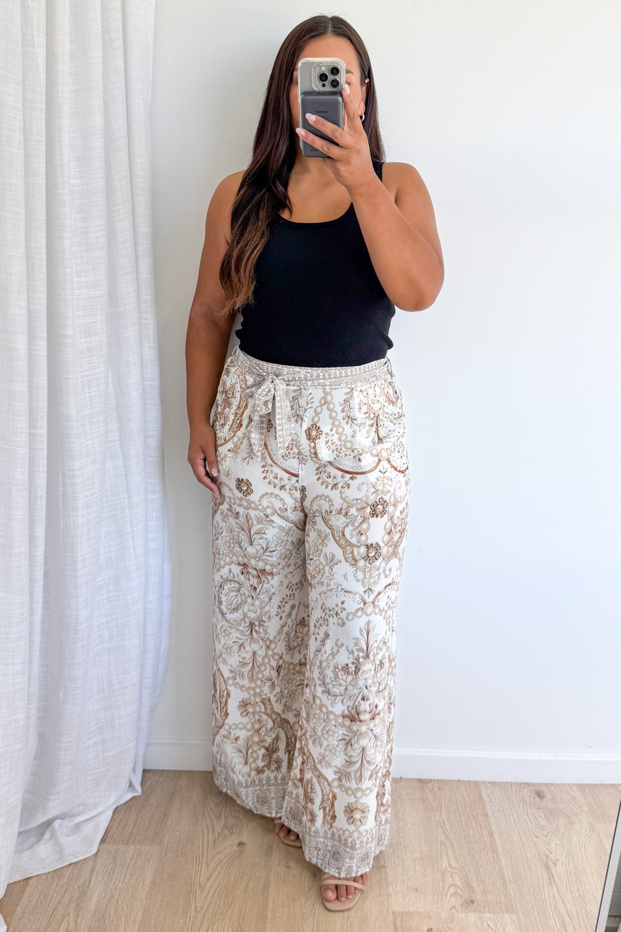 Cream Vintage Floral