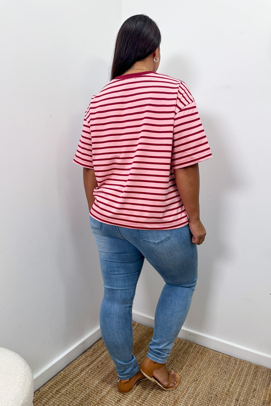 Burgundy Stripe
