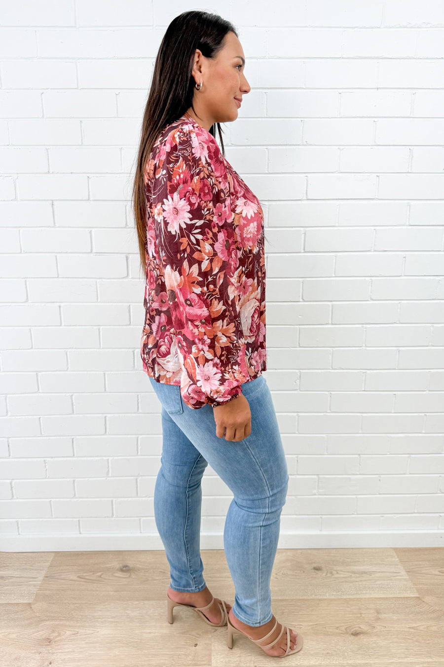 Burgundy Floral