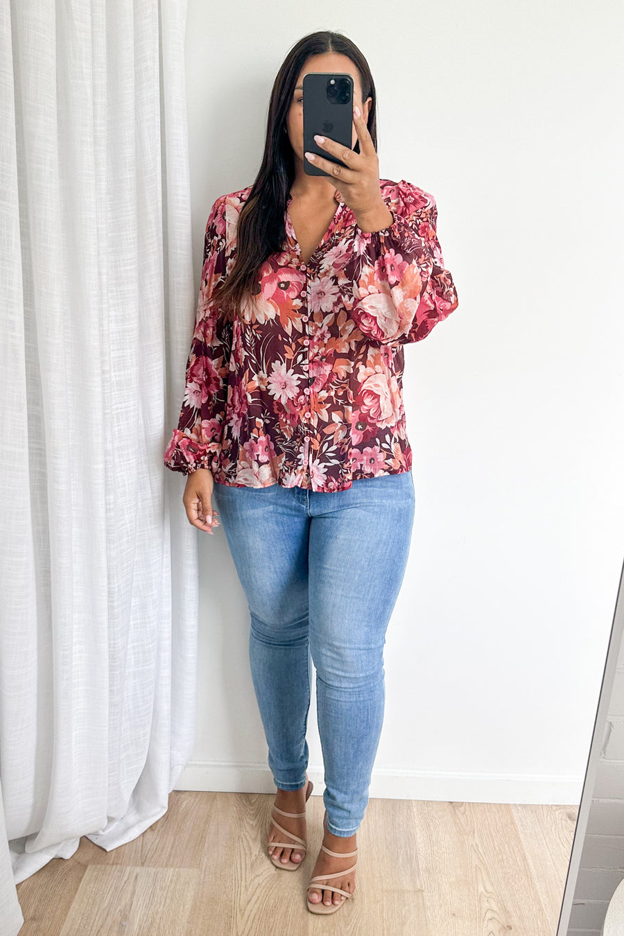 Burgundy Floral