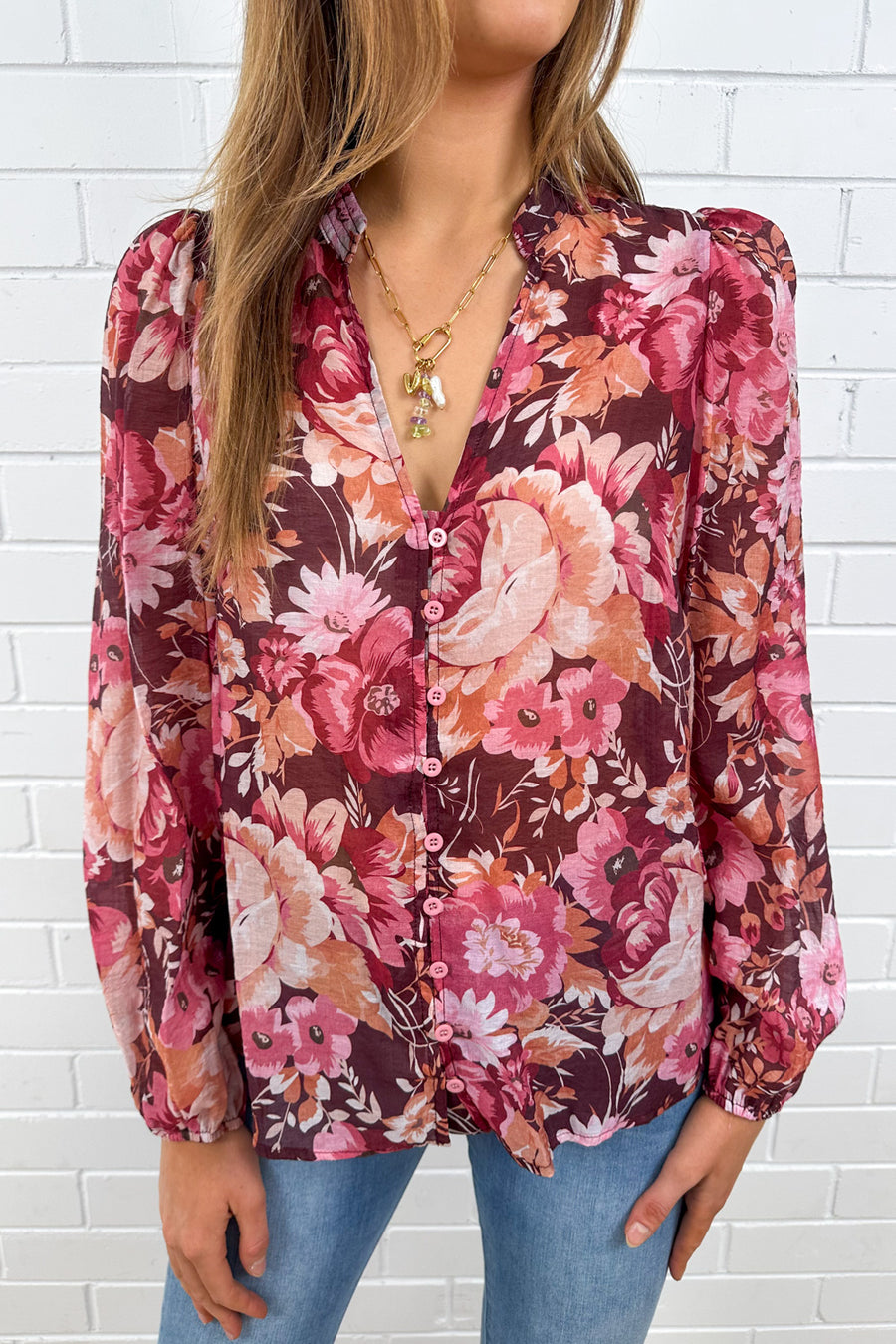 Burgundy Floral