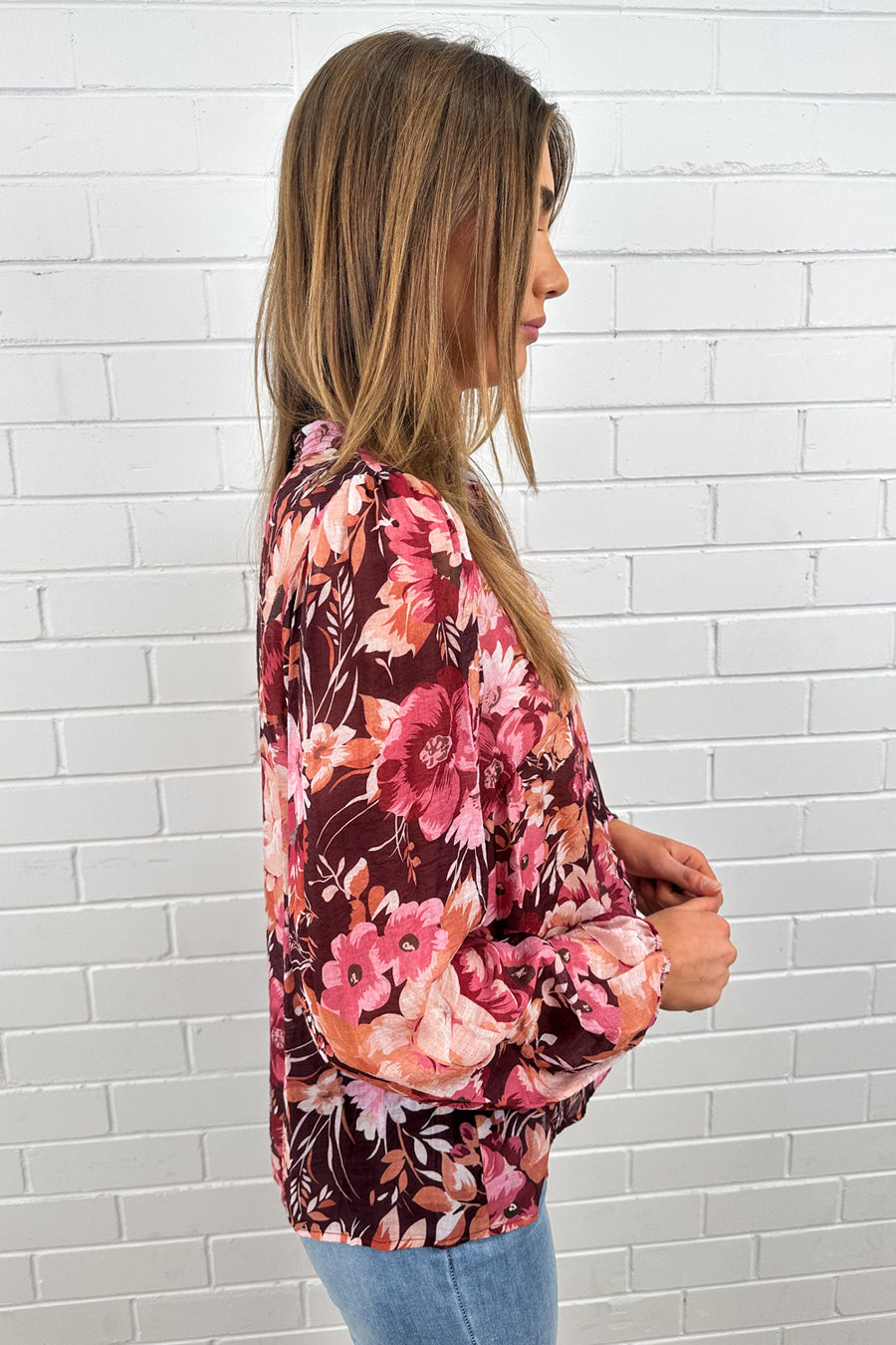 Burgundy Floral