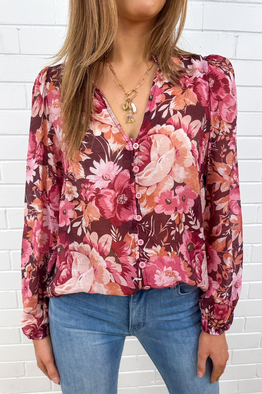 Burgundy Floral