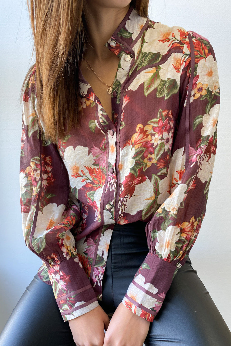Burgundy Floral