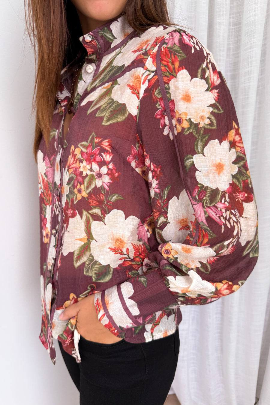Burgundy Floral