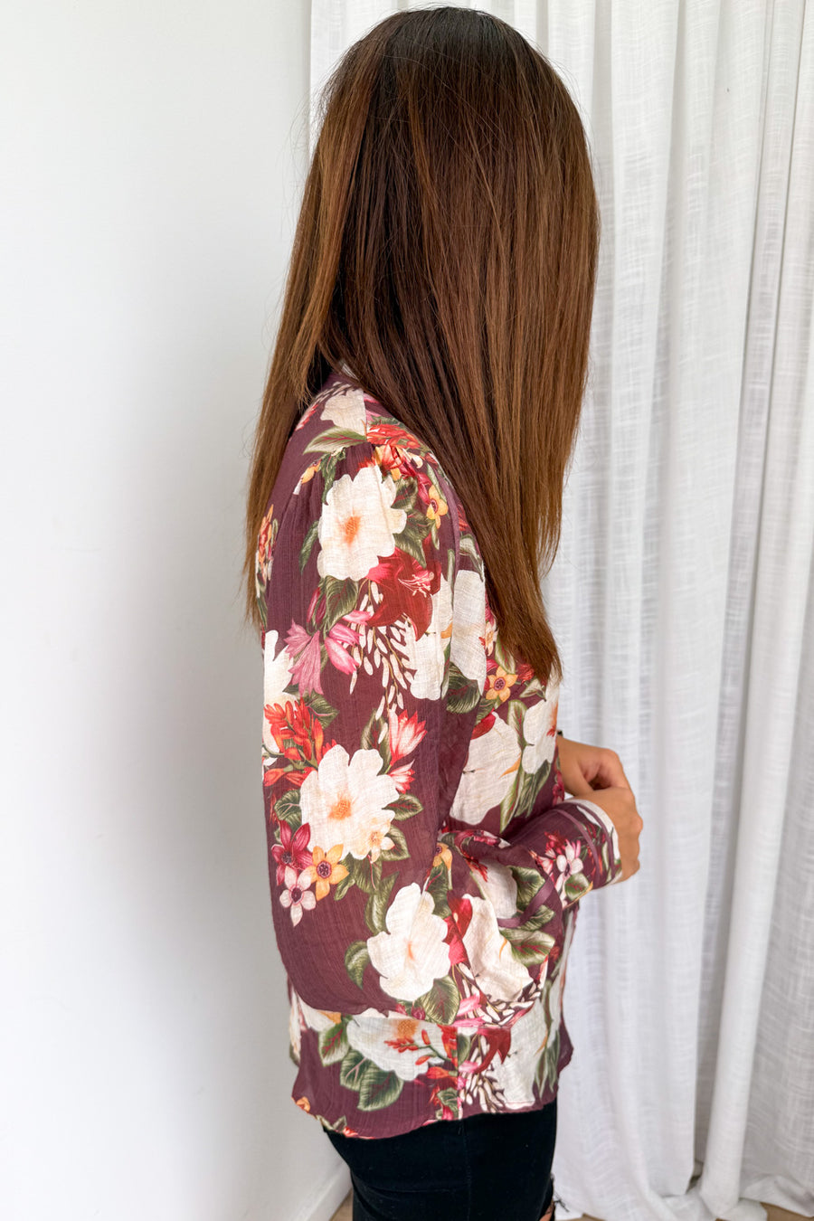 Burgundy Floral