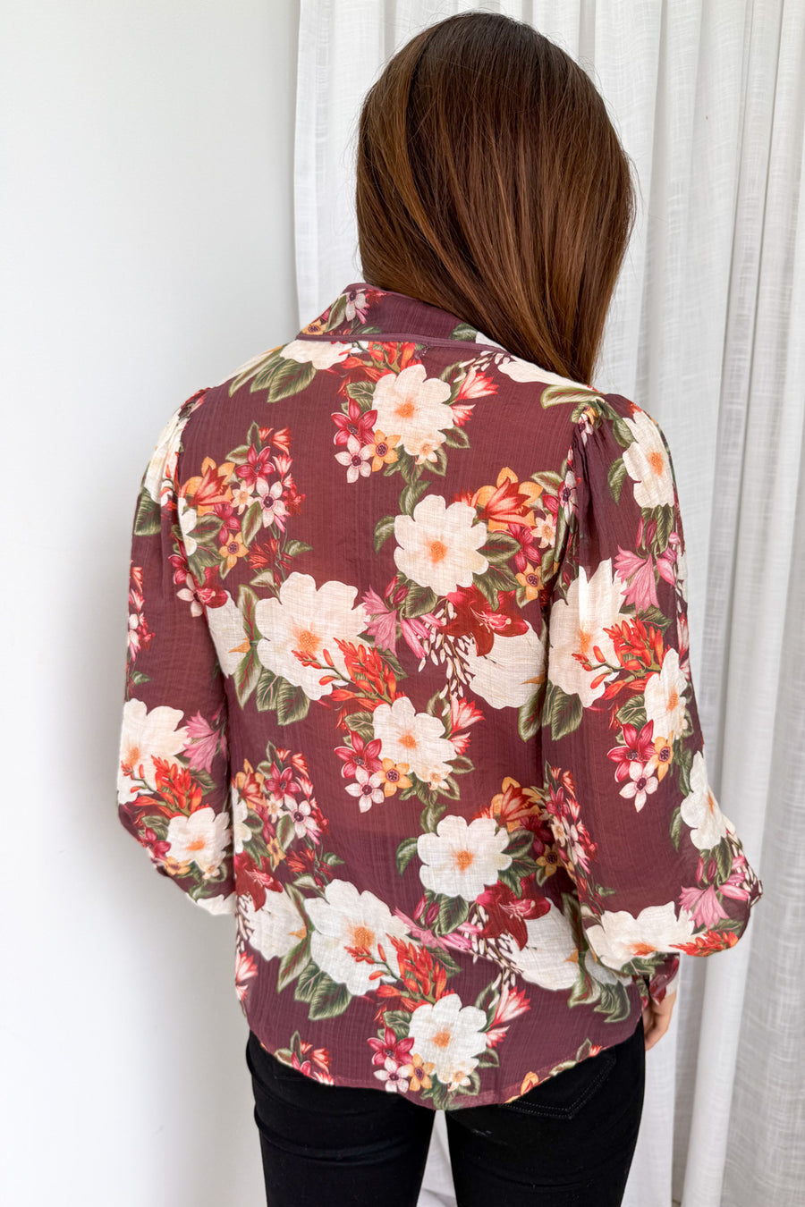 Burgundy Floral