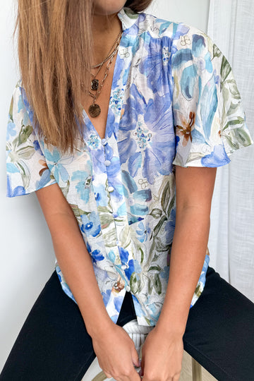 Blue Multi Floral: kym