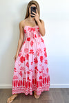 Pink Red Print