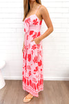 Pink Red Print