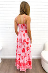 Pink Red Print