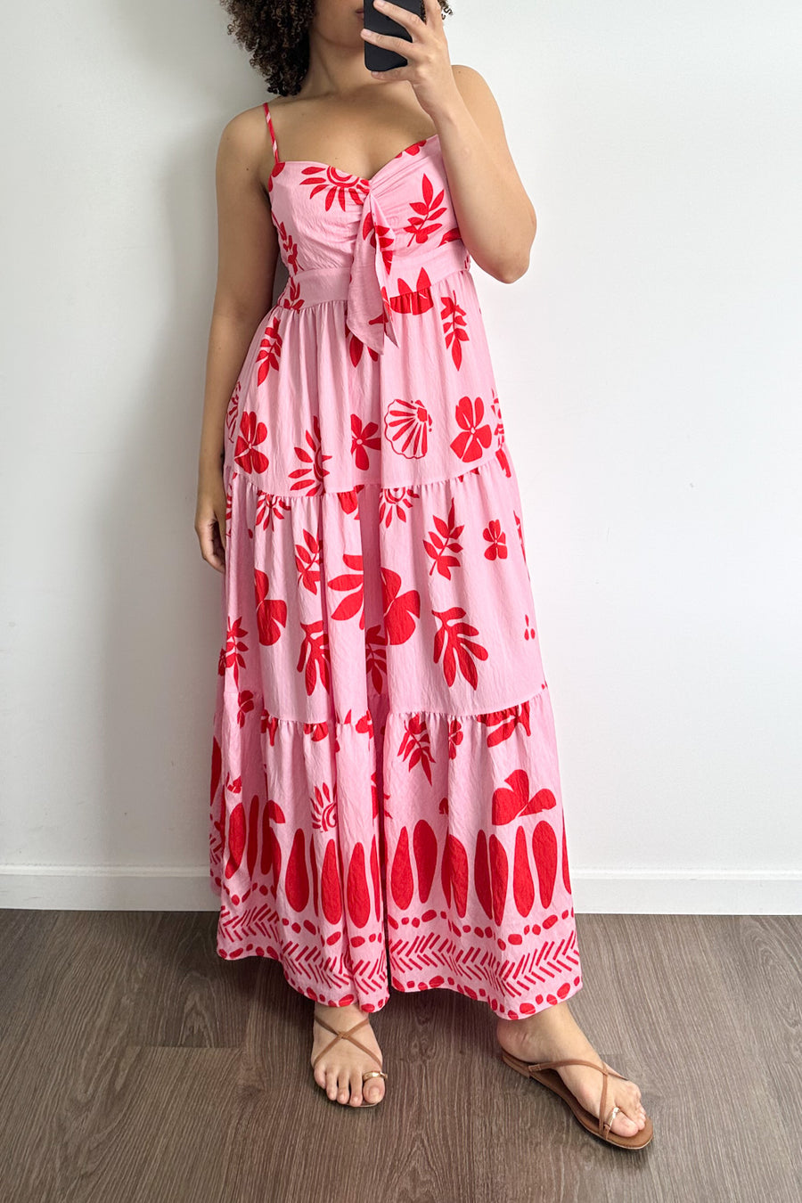 Pink Red Print