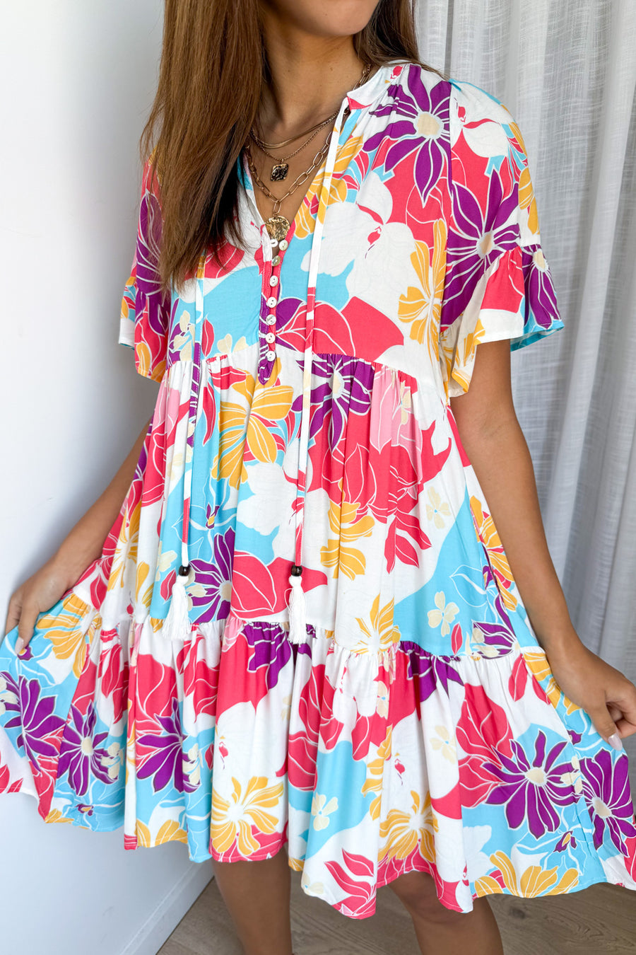 Hot Pink Multi Tropic