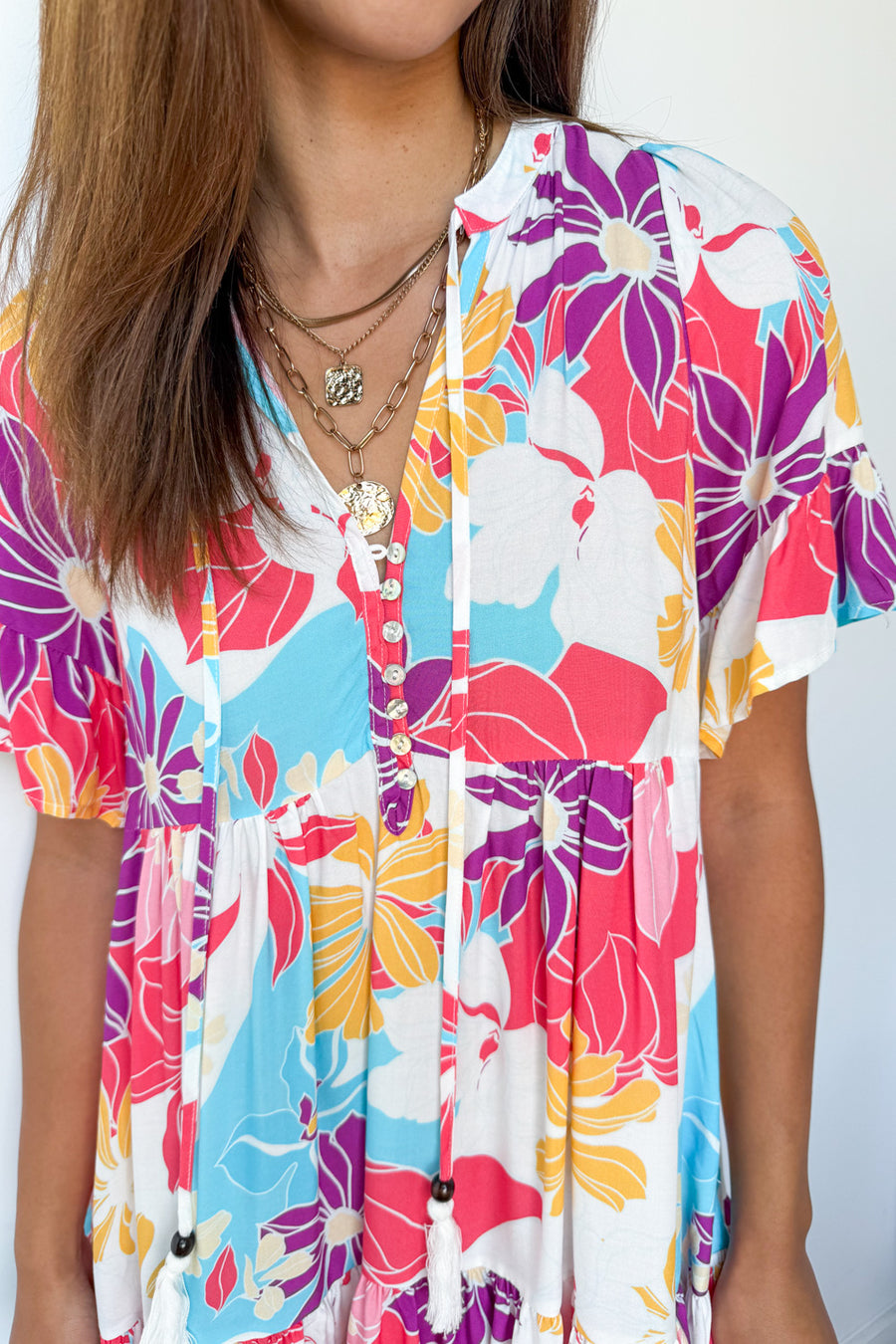 Hot Pink Multi Tropic