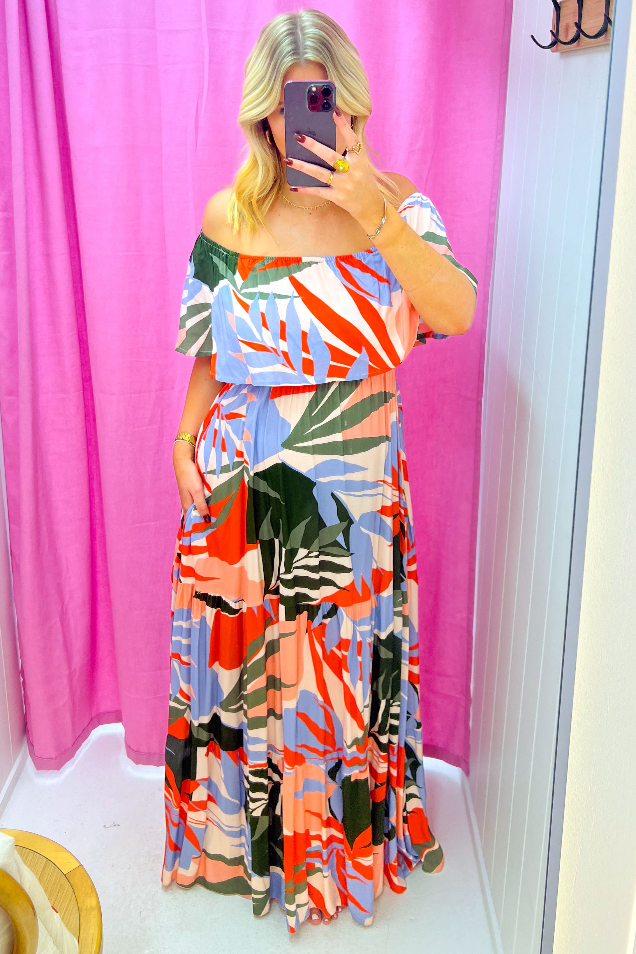 laurel off shoulder maxi dress Laurel Dress
