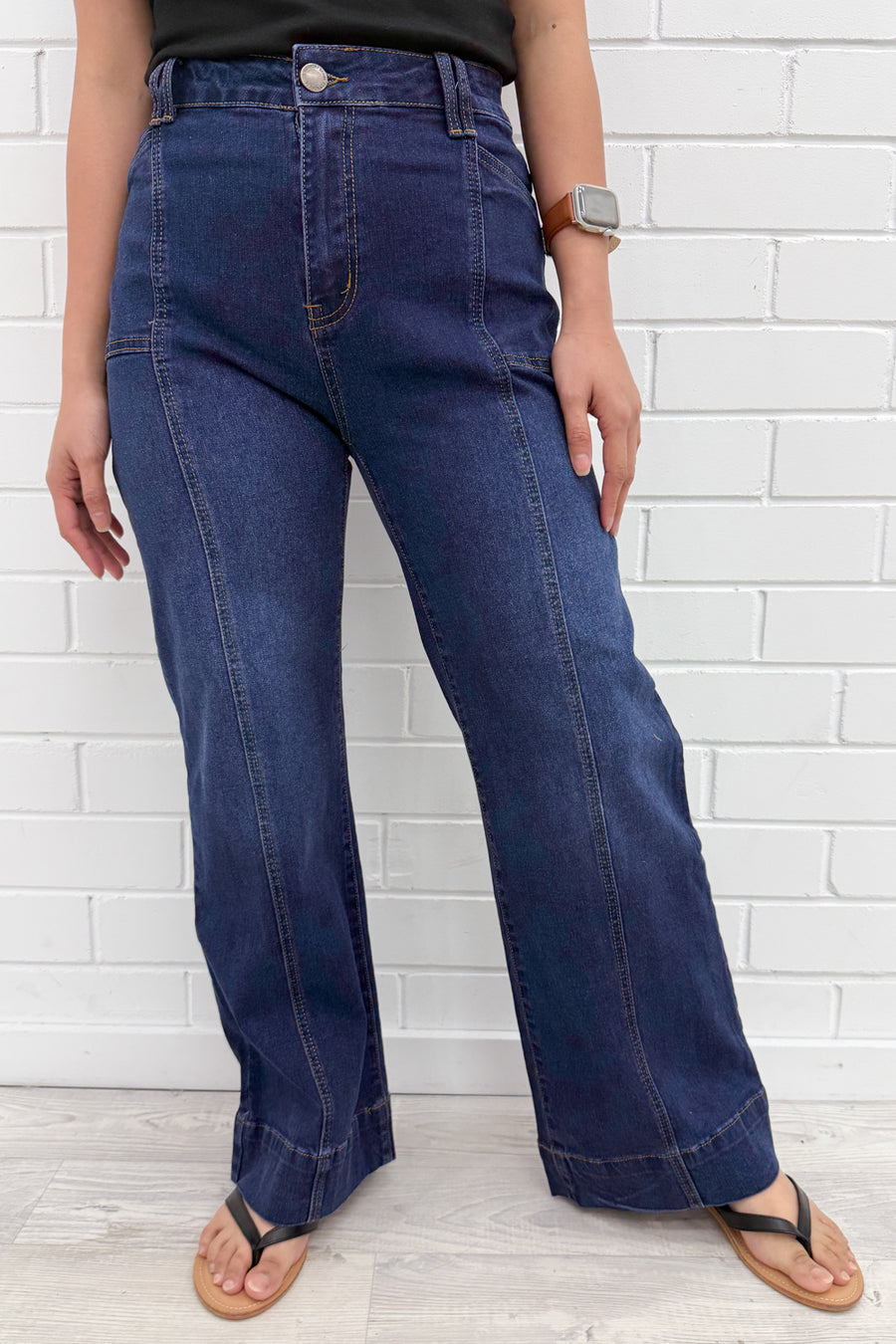 Dark denim