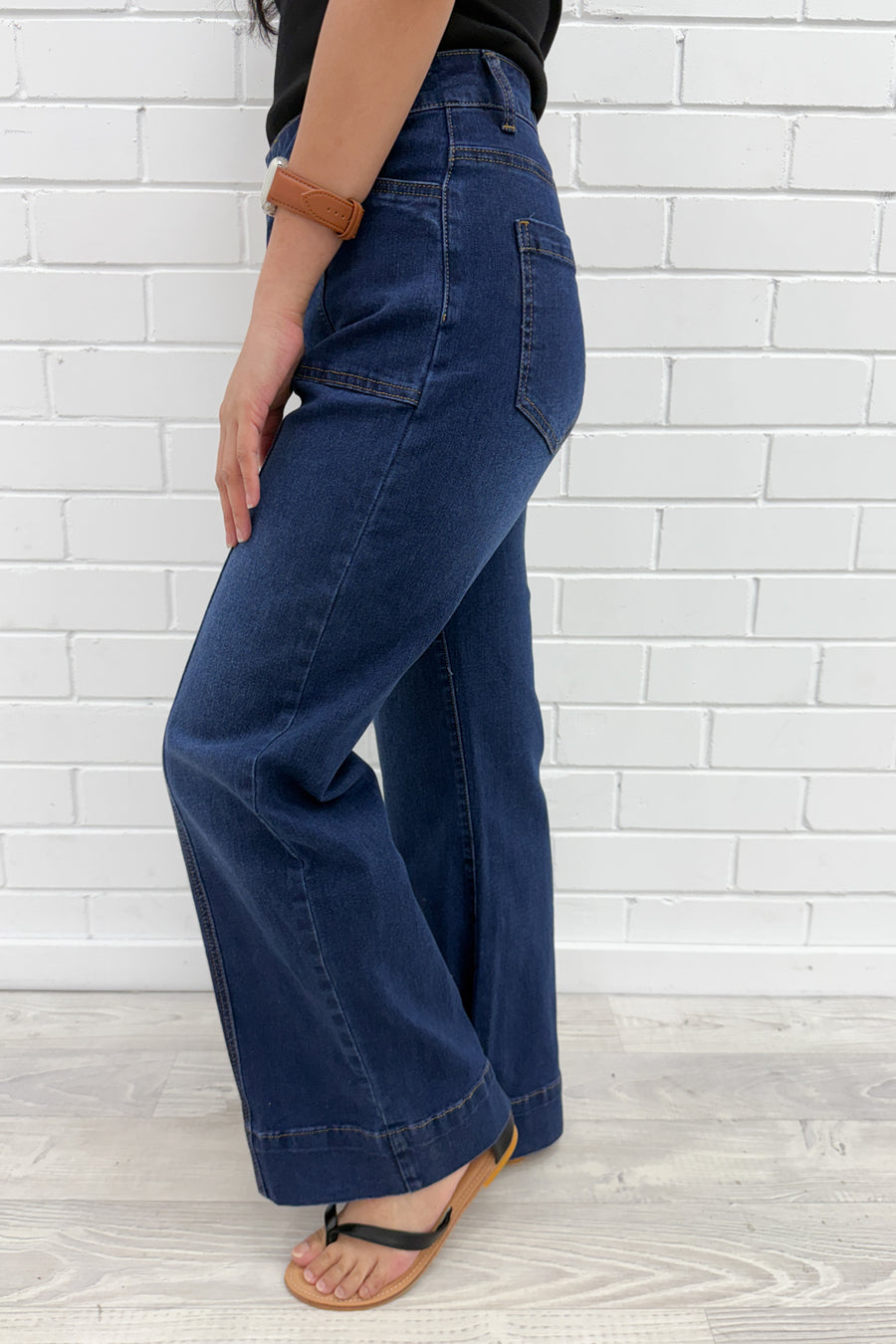 Dark denim