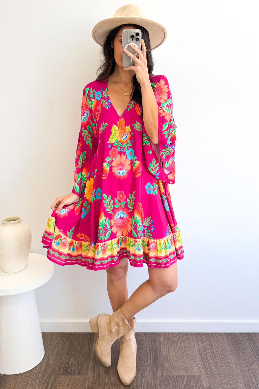 Fuchsia Floral
