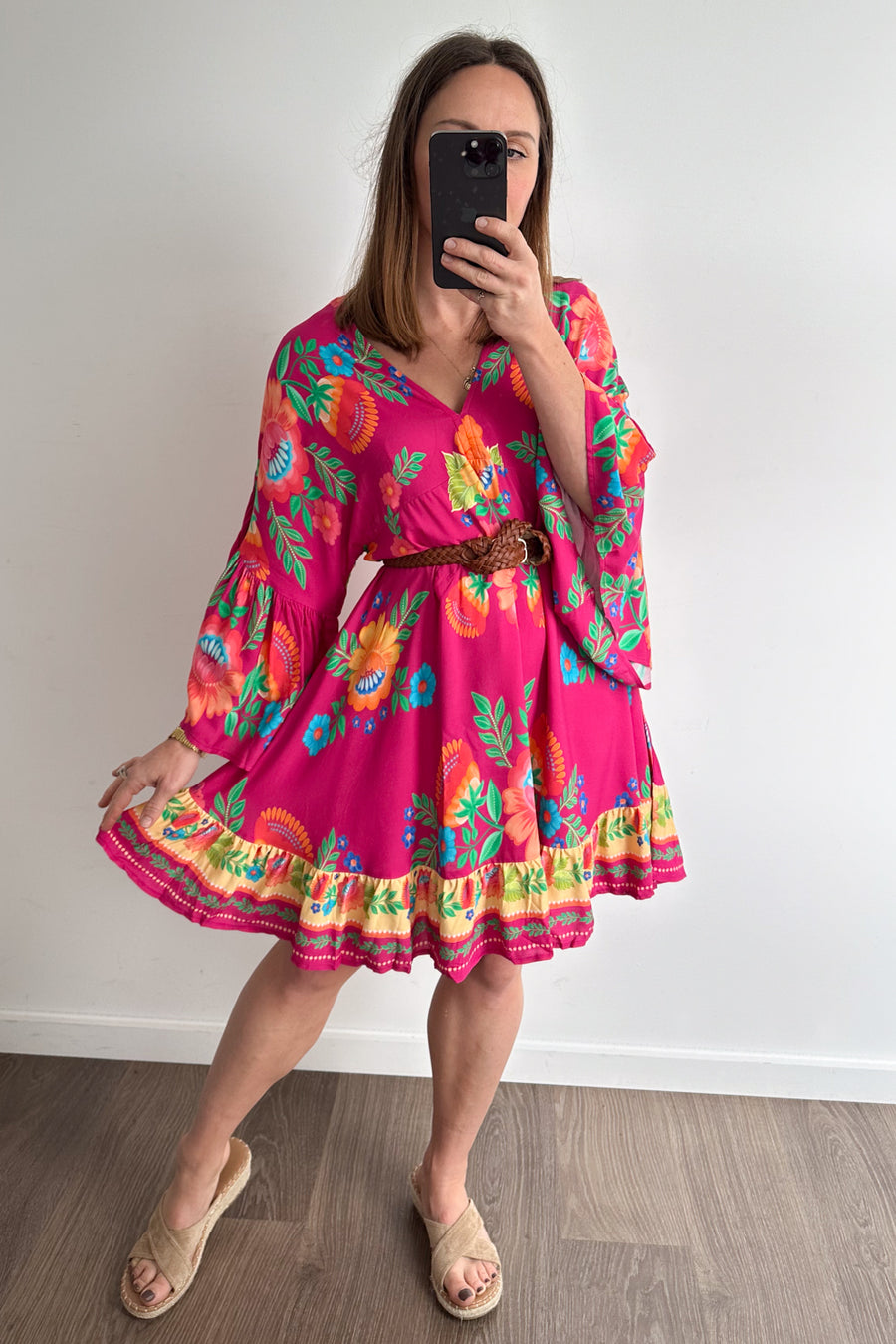Fuchsia Floral