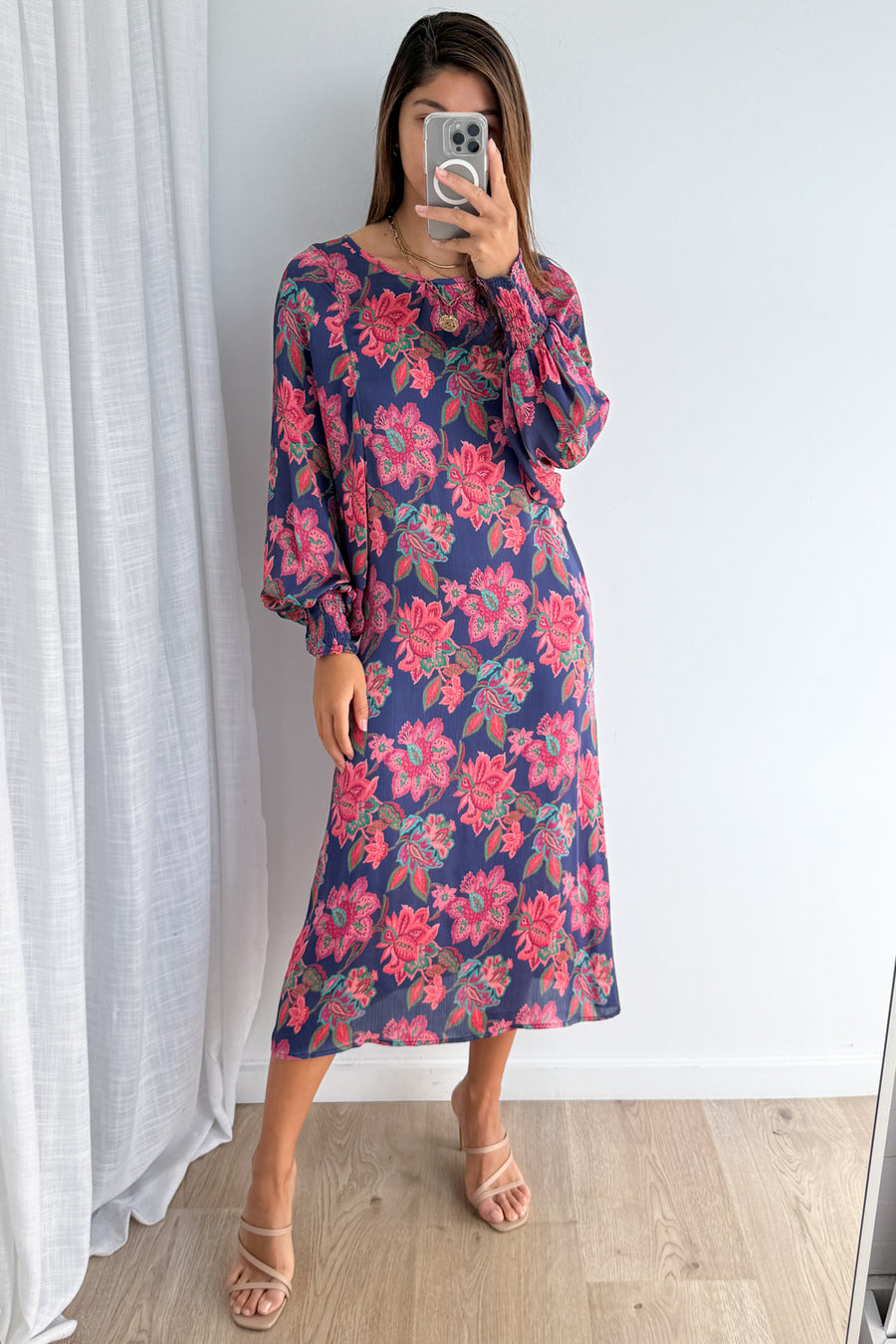 Navy Blush Floral