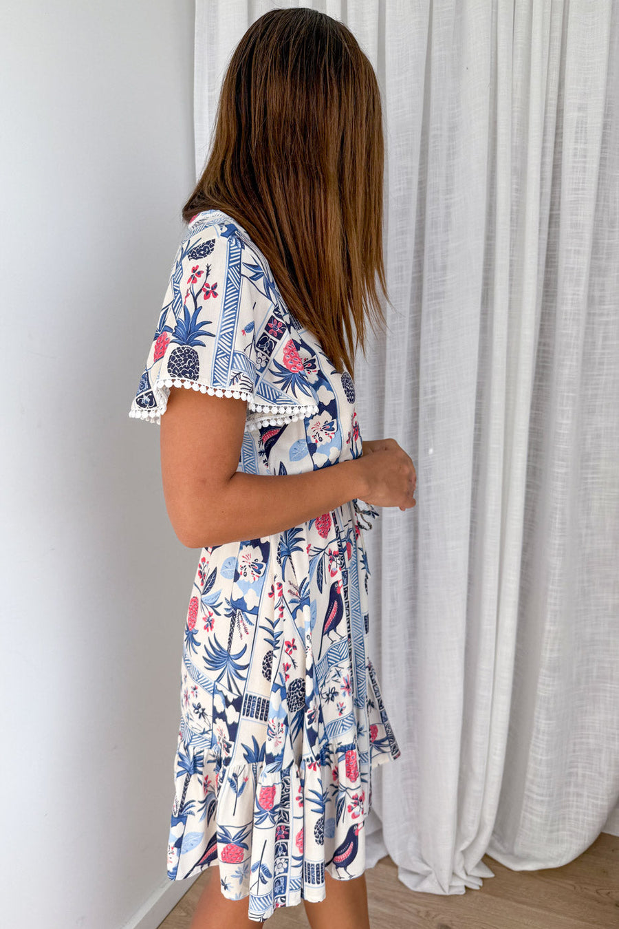 Blue Multi Print