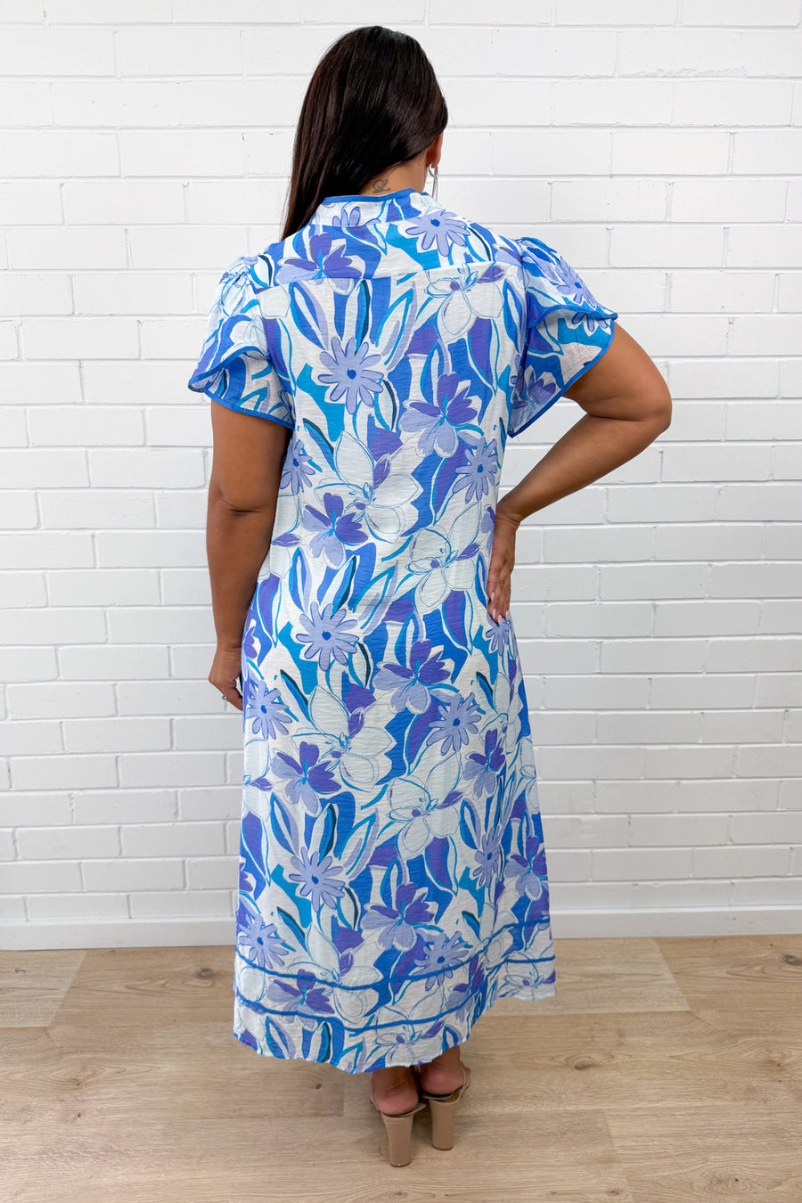 Blue Watercolour Floral