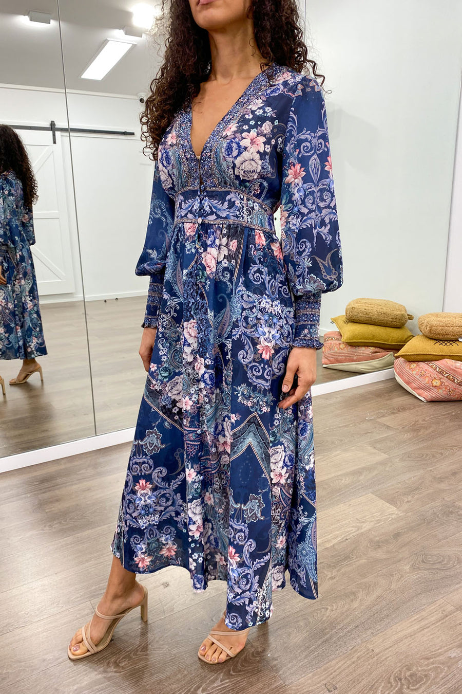 Navy Floral