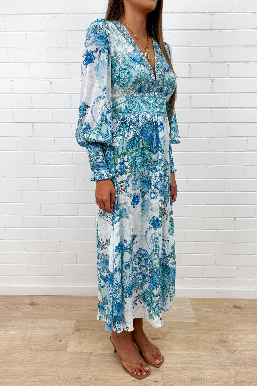 Teal Floral