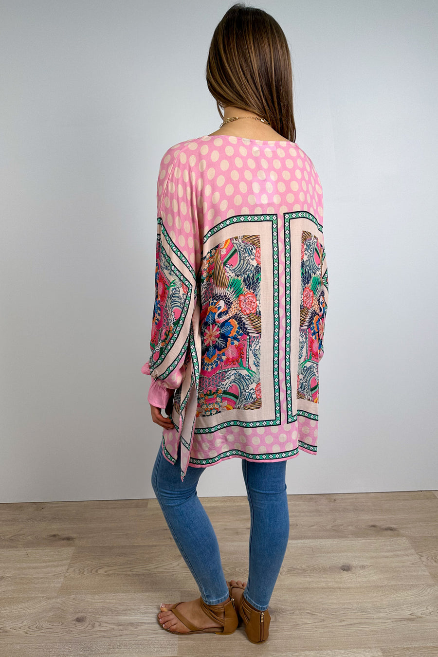 Pink Polka Print