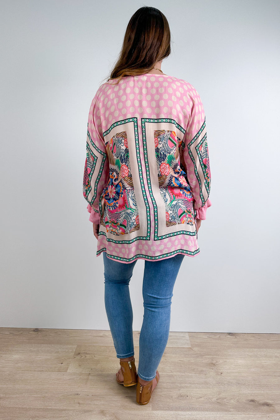 Pink Polka Print