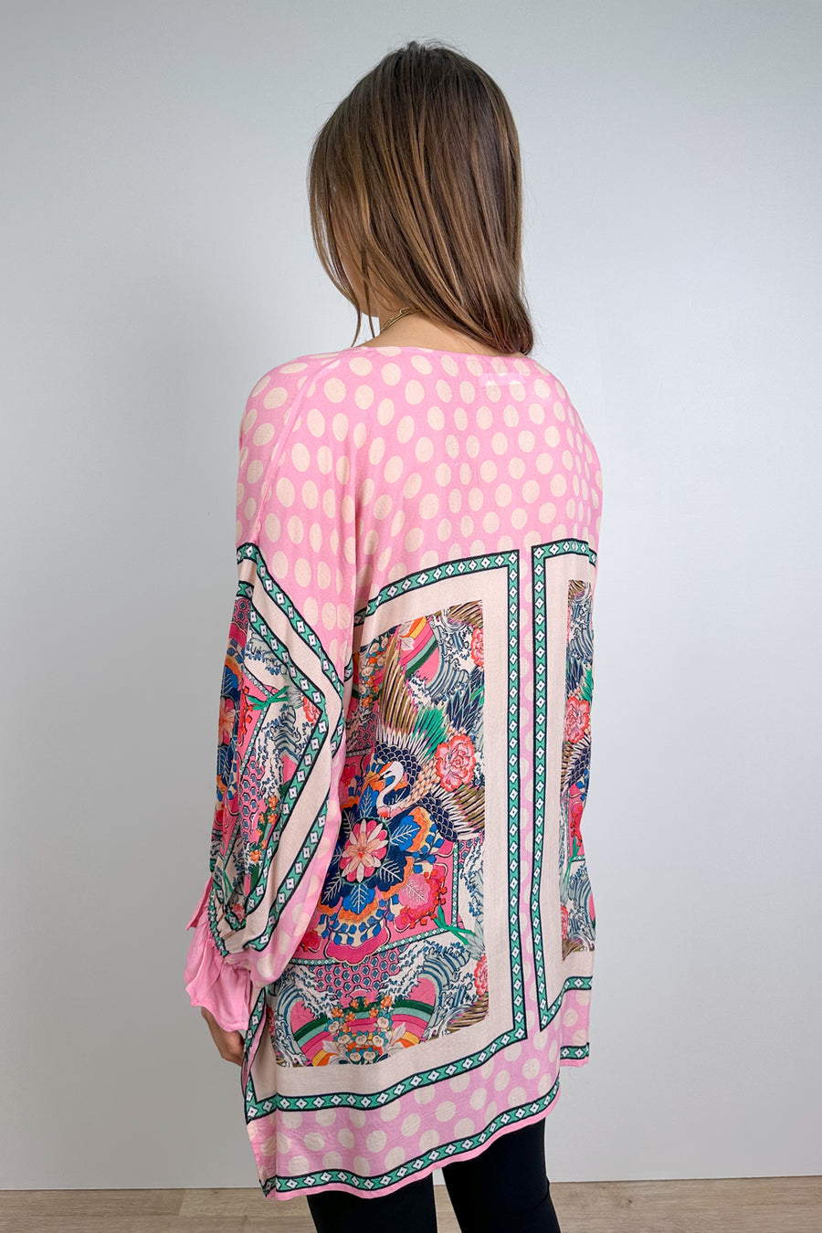 Pink Polka Print