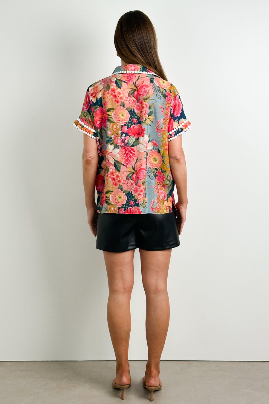 Fuchsia Teal Floral