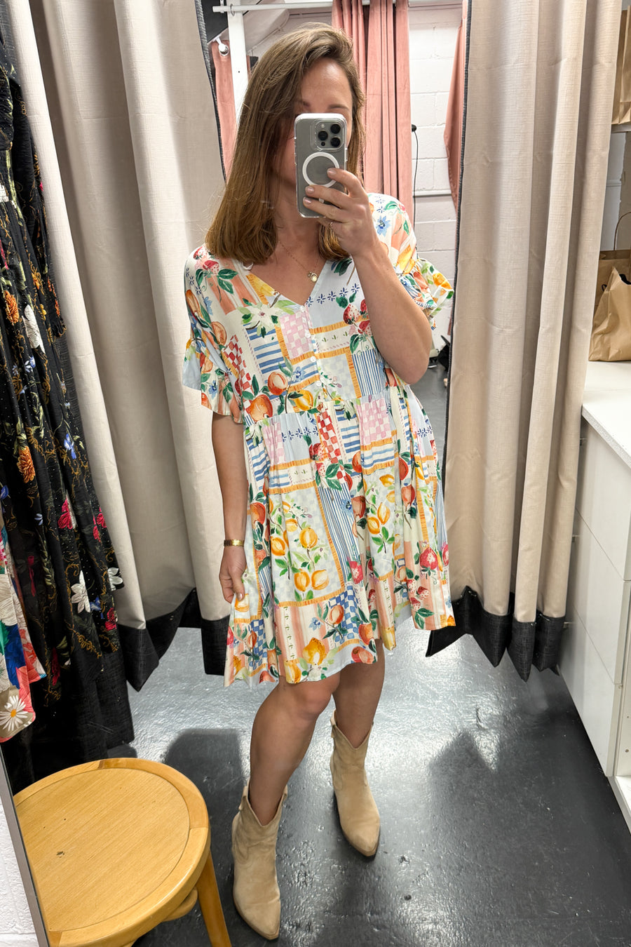 Peach Patchwork