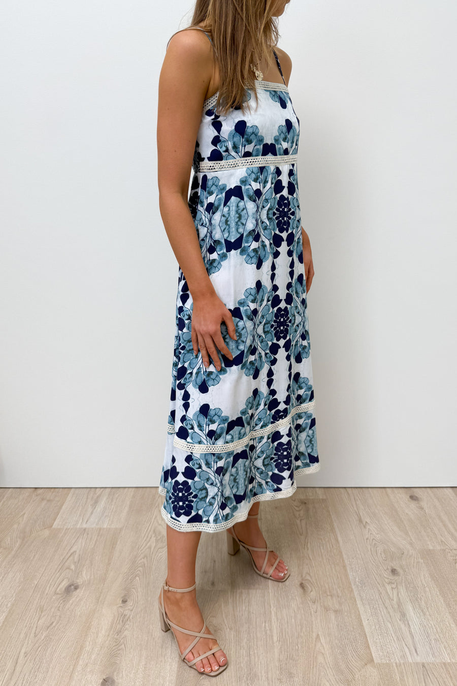 Navy Blue Floral