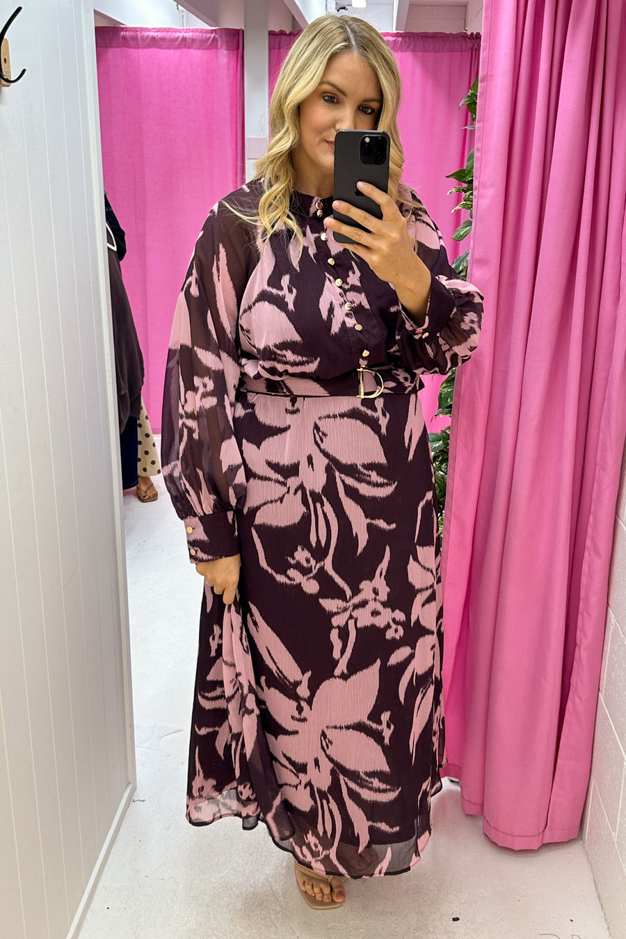 Wine Blush Floral