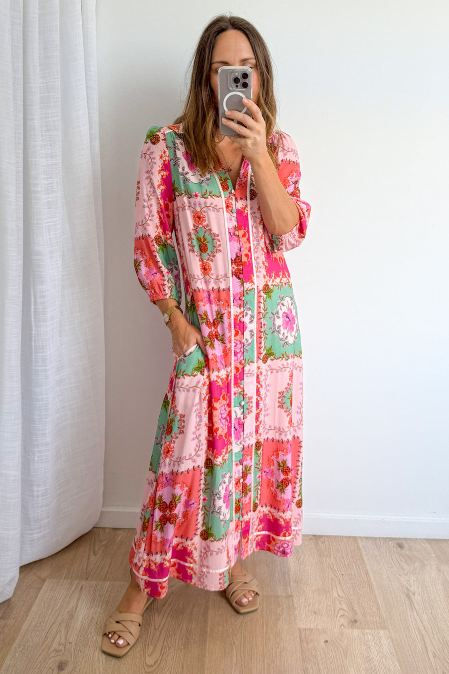 Pink Floral Patchwork