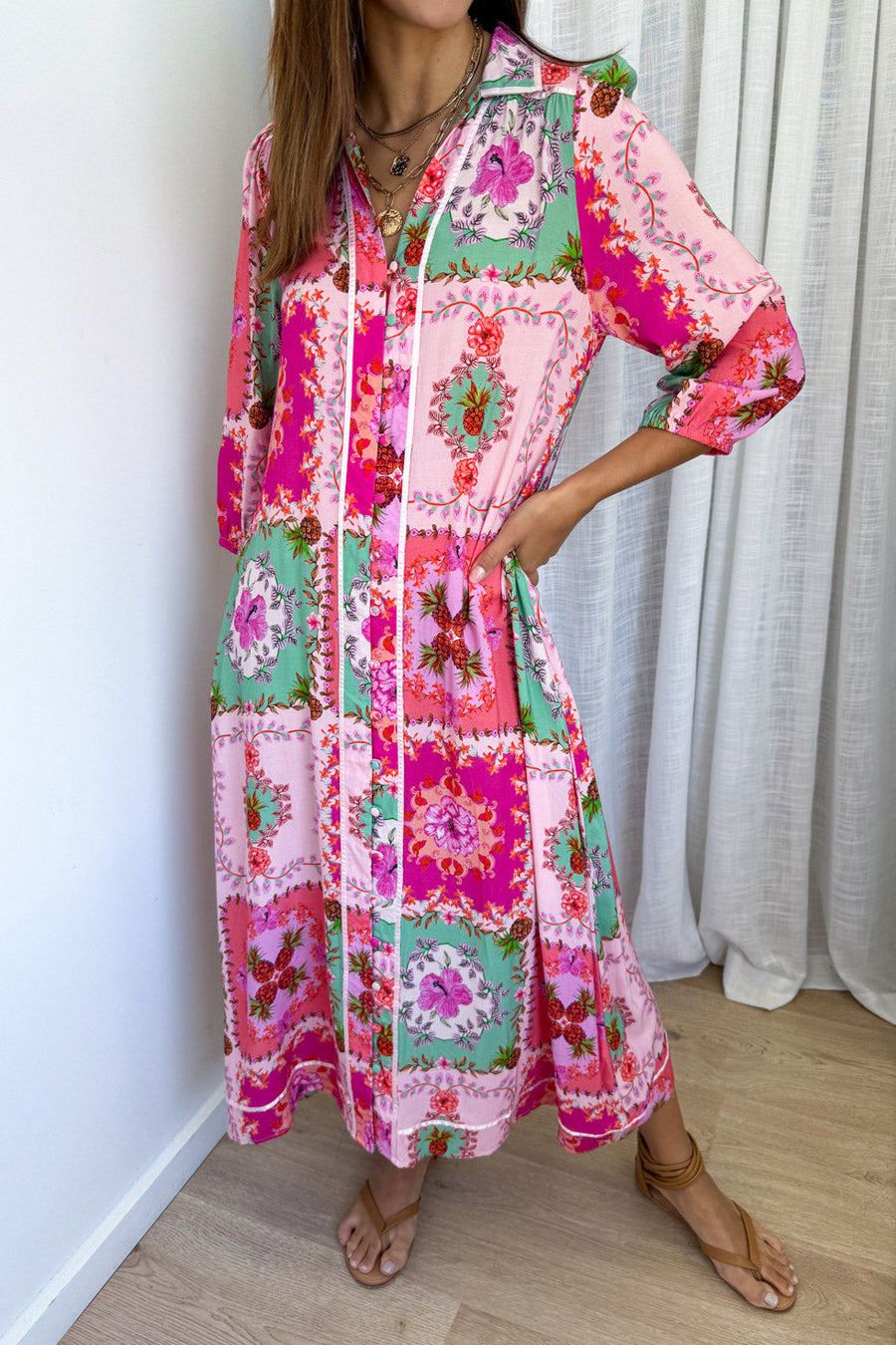 Pink Floral Patchwork