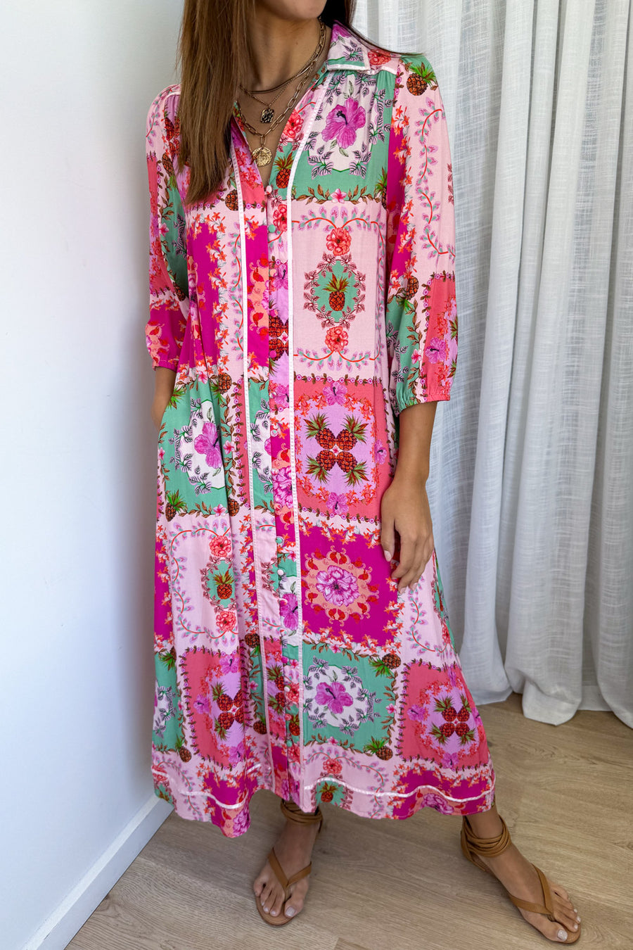 Pink Floral Patchwork
