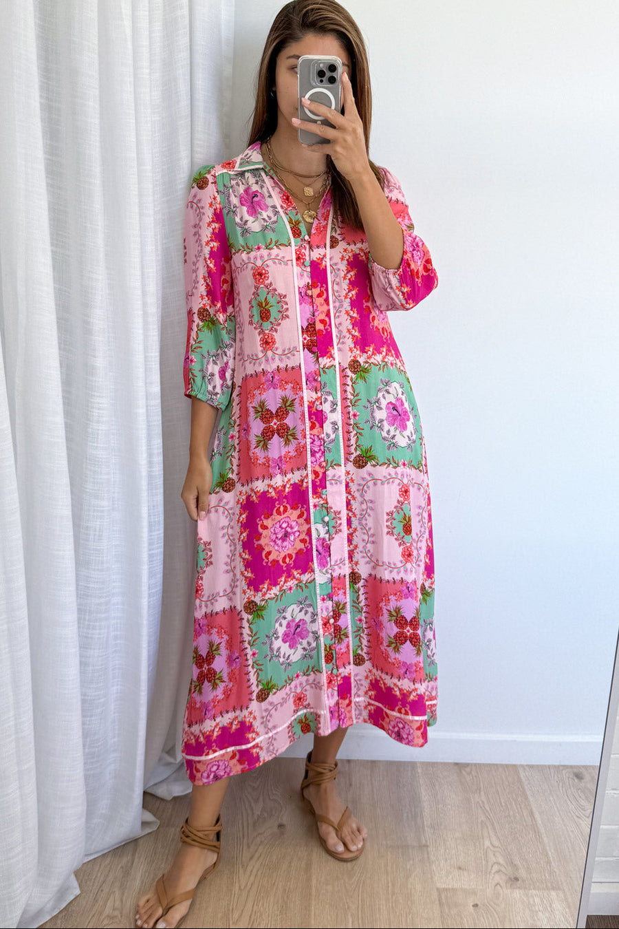 Pink Floral Patchwork