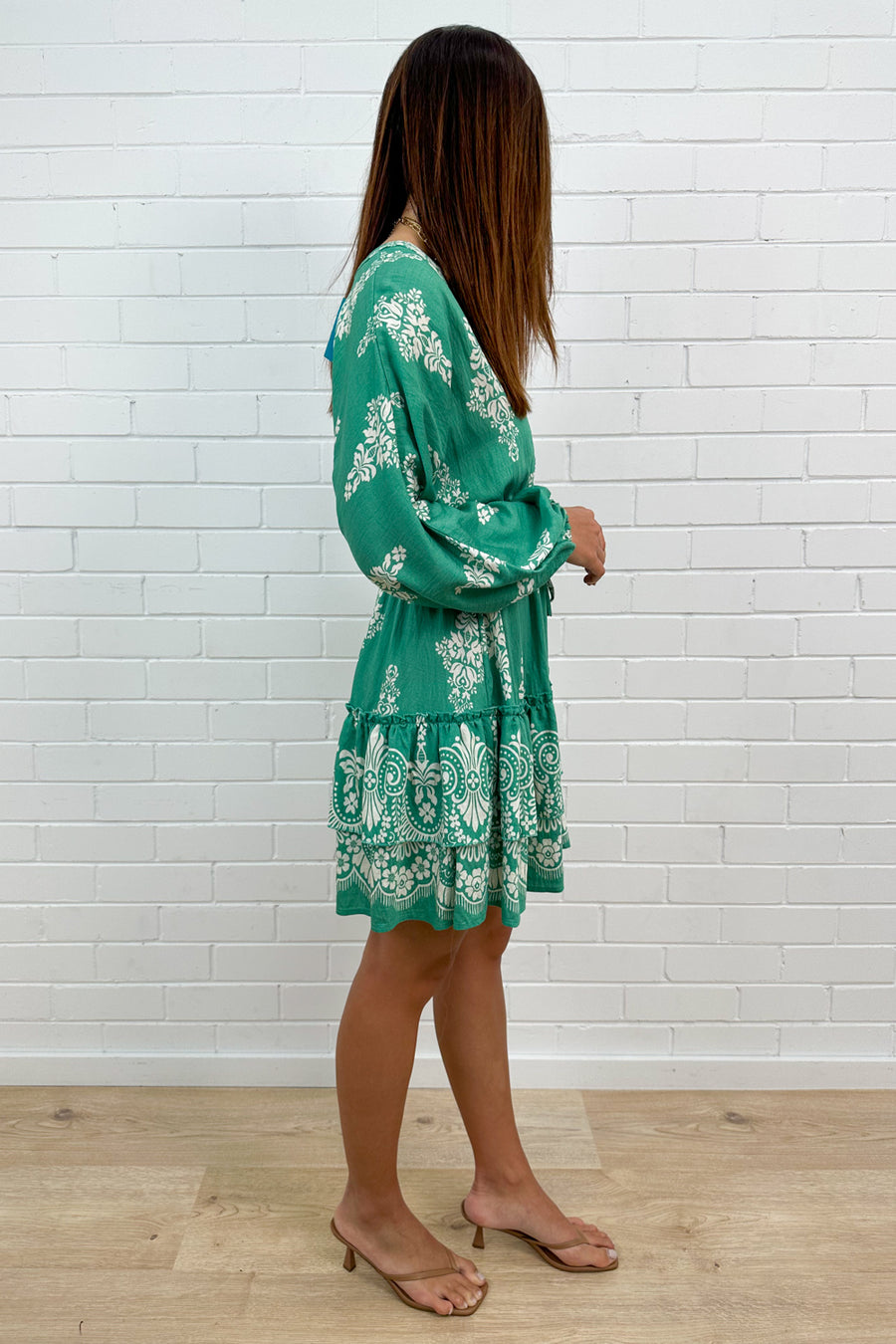 Green Abstract Print