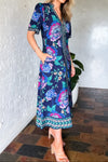 Navy Floral